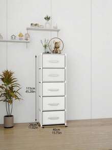Simple Storage Cabinet With Multi-Layer Drawers, Suitable For Indoor Use, Used For Storing Underwear And Miscellaneous Items, Household Floor-Standing Storage Shelf, Cross-Border - Multicolor - View 6