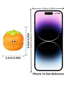 Zazumi 1PC Mechanical Kids Timer For Studying & ADHD Focus - Pomodoro Time Management Tool For Students, Classroom Kitchen Baking Egg Timer, Non-Ticking Silent Visual Timer For Children's Homework & Chores - Multicolor - View 11
