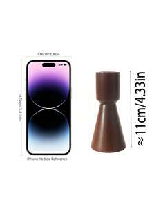 Zazumi 1pc Vintage Copper-Color Candle Holder, European Style Decorative Candle Stand For Bedroom, Living Room, Hotel, Wedding, Church, Cafe, Holiday Gift,Cozy Home, Rama Table Decor, Mother's Day Gift, Party Use, Family Dining, High-End Restaurants Supplies, Housewarming Gift - multicolor - View 9