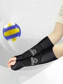 Conjunto de mangas para el brazo y rodilleras para voleibol de playa, equipo deportivo de protección acolchada de unicolor para entrenamiento - Multicolor - Ver 8