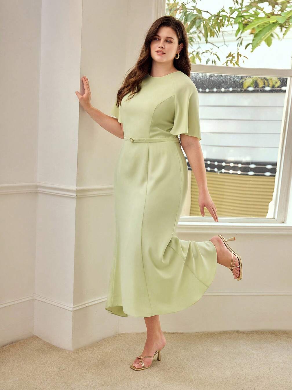 cute and pretty dresses Lace Appliques A Line Long Prom Sweet 16 Dresses Language:English Green Party Dress For collection:vicky Heidi Cream Mini Dress