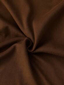Glimmora Fashionable Minimalist Off Shoulder Long Sleeve T-Shirt, Gift For Friends - Brown - View 3
