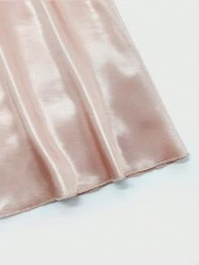 GlowEve CURVE Robe courte polyvalente pour femmes de grande taille, sans manches, avec design perlé en tissu brillant, élégante et adaptée pour le travail. Robe rose, robe de soirée, robe d'été pour femmes, robe d'anniversaire, robe de cérémonie pour femmes, robe de soirée de mariage, robe d'invitée de mariage, robe de Pâques pour femmes, robe romantique, robe de remise des diplômes - Rose bonbon - Voir 5