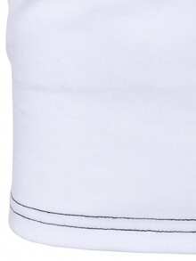 Manfinity Homme قميص كاجوال قصير الأكمام بتصميم أزرار وألوان متباينة للرجال - متعدد الألوان - مشاهدة 5