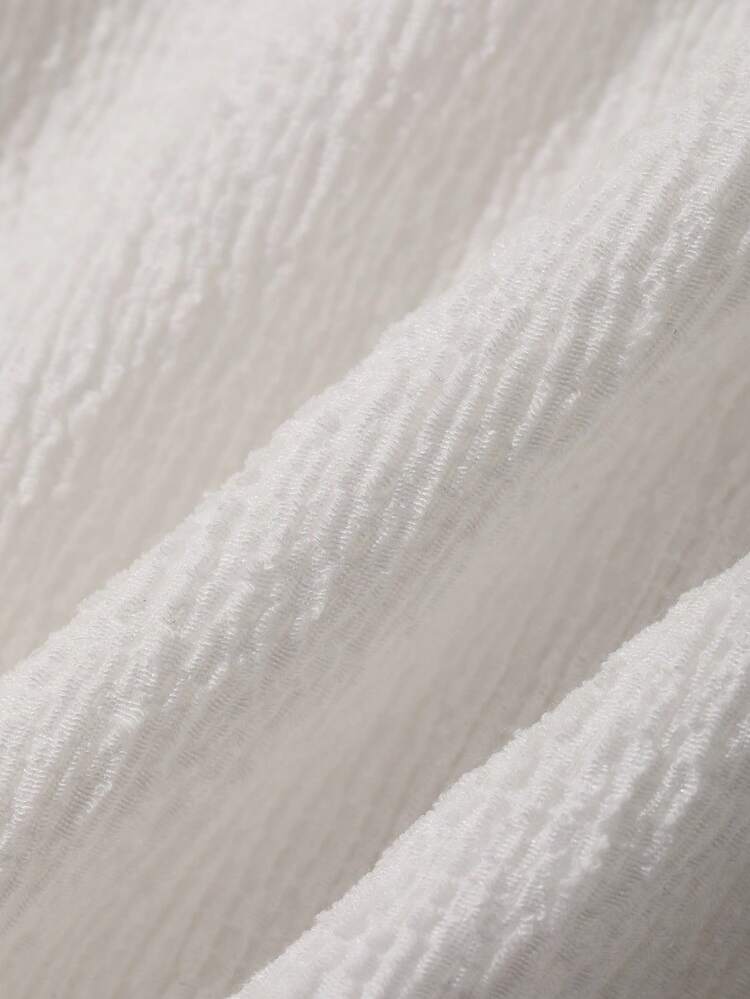 Women's Solid Color Round Neck Side Slit Hem Casual Tank Top