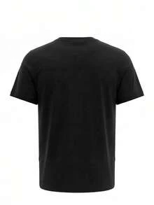 Nike Men's T-Shirt Black - BLACK/WHITE - View 2