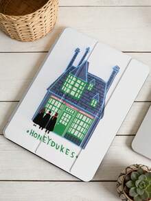 HARRY POTTER X SHEIN 透明亚克力三折双面印刷魔法房间图案绘画保护套，兼容 Mini 6/ Mini 7/Air/Air 2/9.7/10.5/10.2/Air 4/Air 5/10.9/Pro 11/10/2024 Air 11 (M2)/Pro11 (M4) 2024/Air 11英寸 (M3) 2025/ (A16) 11英寸第十一代 2025 款。高透明度保护套，产品不含笔。部分型号的框架内设有笔槽。 - 彩色 - 查看 8