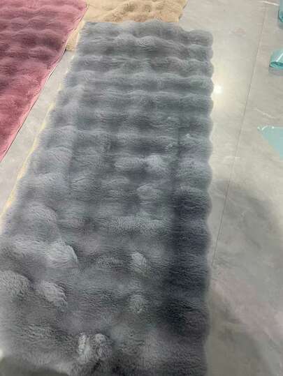 1件装宠物毛绒保暖加厚垫，猫狗睡眠毯