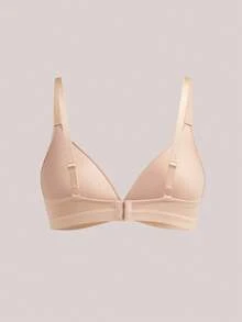 3PCS V-Style Lady's Comfortable Wireless Soft Cup Solid Bra - Multicolor - View 11