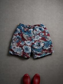 Manfinity Homme Quần short nam dệt jacquard, cạp chun, kiểu dáng thường ngày. - Nhiều màu - Xem 2