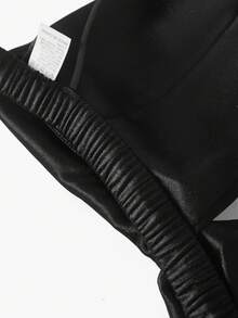 2 Packs Satin Triangle Bra Set Lingerie - Black and White - View 10