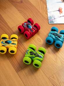 POKOJA LAND Child Friction Powered Fall Toy, Resistant Rotate 360 Degrees, Inertial Double-Sided Stunt Car Off-Road Vehicle Toy Model Toy, Toy For Boys And Girls, Kids Toy, Fidget Toys, Racing Car Games, A Great Gift For Birthday, Christmas, Party - Multicolor - View 9