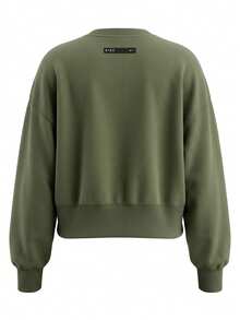 Phoenix Women's Oversize Sweatshirt Green - MEDIUM OLIVE - Ver 2