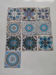 10 miếng dán gạch men họa tiết hoa cổ điển, giấy dán tường PVC tự dính thích hợp cho nhà bếp, phòng khách, phòng tắm, phòng ngủ, tường, sàn, đồ nội thất trang trí tự làm, nhãn dán, decal dán tường, decal vinyl để trang trí nhà cửa, vật dụng trang trí mùa xuân làm mới ngôi nhà của bạn, nhãn dán trang trí Rama, trang trí phòng, trang trí lễ hội, trang trí nhà cửa, trang trí phòng tắm, trang trí phòng, trang trí lễ hội, trang trí nhà cửa, trang trí phòng tắm gạch lát sàn gạch lát sàn tự dính bóc ra trang trí phòng khách - Nhiều màu - Xem 9