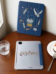 HARRY POTTER X SHEIN 透明亚克力三折双面印刷魔幻水晶球图案彩绘保护套，兼容 iPad Mini 6/ Mini 7/10.5/10.2/Air 4/Air 5/10.9/Pro 11/10/2024 Air 11 (M2)/Pro 11 (M4) 2024/Air 11 英寸 (M3) 2025/iPad (A16) 11 英寸第 11 代 2025 款。高透明度保护套，产品不含触控笔。部分型号在框架内设有内置触控笔插槽。 - 彩色 - 查看 5
