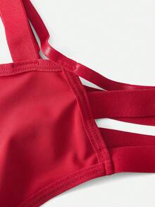 Bella Beso 3pcs/Set Solid Color Hollow Out Detail G-String Underwear - Multicolor - View 9