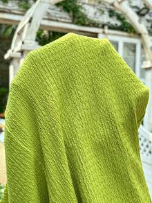 SHEIN Maternity Casual Solid Color Sleeveless Jumpsuit For Summer - Green - View 6