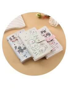 Zazumi New Style Cute Cartoon Money Saving Book, Lovely Savings Album Storage Book With High Appearance Value, Creative Dollars & RMB Savings Tracker Notebook, Fashion Lucky Rich Design Money Organizer, Portable Reusable Savings Planner For Cash Budgeting, Adorable Cartoon Dog Pattern Saving Log Book For Students Adults, Perfect Money Storage Album For Daily Pocket Money Budget Management, Ideal Financial Planning Gift For Students - multicolor - View 7