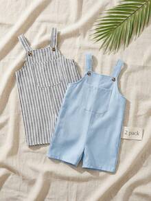 SHEIN Baby Boy Summer Casual Romper - Multicolor - View 1