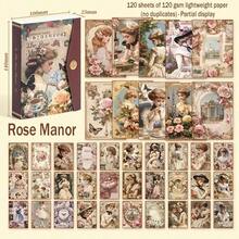 Poetry Of All Things Vintage Scrapbook Paper Set, DIY Collage Material Pad With Vintage Figures, Creative Decorative Background Paper For Journaling - Many - View 12