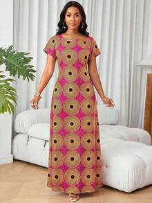 SHEIN Lady Váy dự tiệc cho nữ, váy đi nghỉ mát - Nhiều màu - Xem 5