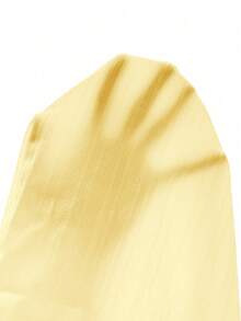EMERY ROSE Women's Solid Color Round Neck Casual 3/4 Sleeve Blouse - Yellow - View 6