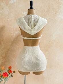 Soleia Đầm ngắn có mũ trùm đầu cổ khoét sâu đính sequin, gợi cảm cho kỳ nghỉ, tiệc lễ hội âm nhạc retro, kỳ nghỉ nhiệt đới lãng mạn, hẹn hò, tiệc trà chiều, du thuyền biển, chuyến đi phố, trang phục lễ hội âm nhạc, tiệc tùng, phong cách Boho, lễ hội âm nhạc, Hippie, miền Tây, lễ hội Carnival, đầm nữ ngày lễ Thánh Patrick, hẹn hò thường ngày, tiệc trà chiều ngày Valentine, du thuyền biển, kỳ nghỉ, trang phục đi nghỉ mát trên đảo, trang phục dự tiệc brunch. - Màu be - Xem 10