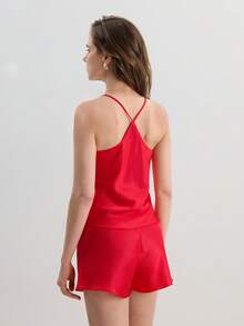 Hourtrue Bộ đồ ngủ/Pjama - Đỏ - Xem 2