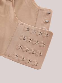 Veilyse 2pcs/Set Bra Olahraga Minimalis Nyaman untuk Wanita, Tanpa Kawat, Warna Polos untuk Musim Panas - MultiWarna - View 4