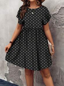 2026 New vestidos casual  Vestido midi con mangas de murciélago y estampado de leopardo para mujer de talla grande, atuendos de verano para vacaciones, atuendos de playa, vacaciones, vestido - Multicolor 2 - Ver 5