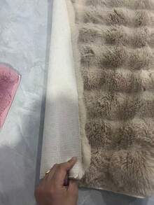 1件装宠物毛绒保暖加厚垫，猫狗睡眠毯 - 彩色 - 查看 4