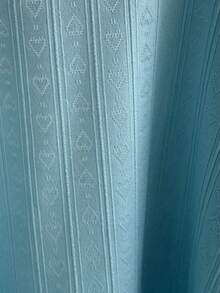 Vibekara 两件套：可爱罗纹短款外套搭配碎花迷你连衣裙 - 淺藍色 - 查看 3