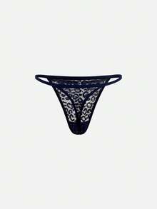 5pcs Women's Sexy Lace G-String, Comfortable And Breathable Low-Waist Underwear Set, Low Rise - Multicolor - View 6