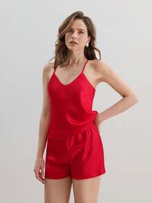 Hourtrue Bộ đồ ngủ/Pjama - Đỏ - Xem 3