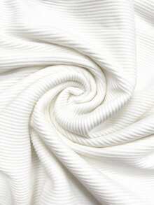 GlowEve Women's Elegant Pearl Halter Neck Ribbed Knit Tank Top, Sleeveless Slim Fit Cropped, White Solid Color Fitted Basic Top For Daily Date Wear Summer - White - View 6