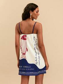 Travachic Vestido de vacaciones con tirantes sueltos y estampado de peces para mujer, estilo bohemio, occidental, con estampado tropical de loro, adecuado para vacaciones de verano, vestidos de verano, conjuntos de verano, vestidos de verano para mujer, atuendos de playa para mujer, atuendos de vacaciones de playa para mujer, atuendos de vacaciones para mujer, vestidos casuales para mujer, nuevos lanzamientos de verano 2026 - Multicolor - Ver 2