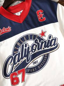 Áo thun dệt kim kiểu retro cho bé gái, phong cách thường ngày, thời trang, đa năng, phù hợp cho tiệc tùng, đi chơi, chụp ảnh cùng chị em, công viên, cắm trại, kỳ nghỉ, thư giãn hàng ngày. - Màu be - Xem 5