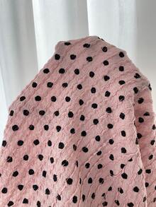 Easowa Damen Polka Dot Casual Minimalist Urlaubs Mini Slip Kleid - Pink - Übersicht 7