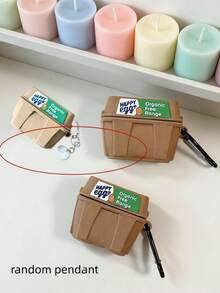 Joivida 1 chiếc ốp lưng Bluetooth không dây Apple họa tiết hoạt hình sáng tạo (Kiểu mặt dây chuyền ngẫu nhiên). - Nhiều màu - Xem 9