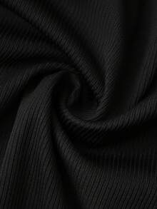 GlowEve CURVE Blusa asimétrica de manga corta, cuello de camisa, hombros descubiertos, ajustada y elegante, de estilo casual, para mujer de talla grande, para primavera/verano - Multicolor - Ver 5