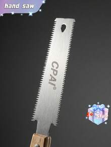 6 英寸双面拉锯，日本手锯，柔性刀片，齐平切割山毛榉手柄木锯，适用于木工工具 - 彩色 - 查看 5
