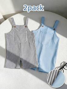 SHEIN Baby Boy Summer Casual Romper - Multicolor - View 8