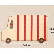 Large Capacity Racing Storage Rack, Beige Racing Stripe Background, Hanging Design, Space Saving, Vertical Wall Decoration, Easy To Install, Durable Fabric Garage, Fun Decoration, Racing Accessories, Fun Decorations, Fun Design, Toy Storage, Door Hanging Storage, Room Organization, Home Decoration - Multicolor - View 7
