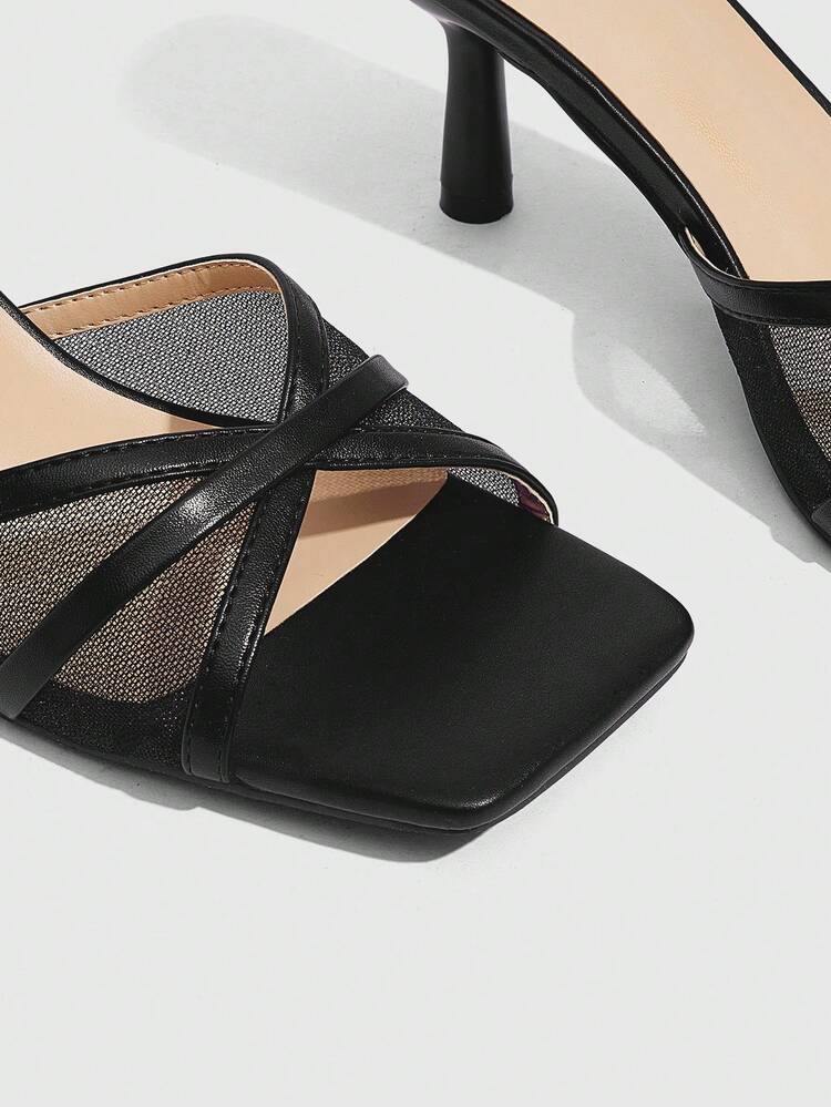 CUCCOO SZL Women's Fashion Daily Wear High Heel Sandals Summer Shoes