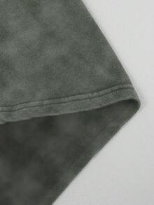 Manfinity CasualCool Áo thun nam tay ngắn cổ tròn, kiểu dáng thường ngày, thích hợp cho mùa hè. - Màu xanh Ô liu - Xem 6
