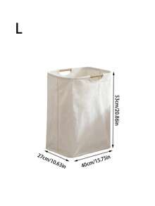 Một giỏ đựng đồ giặt màu trơn, giỏ đựng đồ giặt cầm tay màu trắng có thể gấp lại, thích hợp để giặt quần âu, giày dép, quần jean, bốt, váy, v.v. trong gia đình. Cũng thích hợp làm giỏ đựng đồ trong phòng tắm, giỏ đựng đồ giặt có thể gấp lại. - trắng - Xem 12