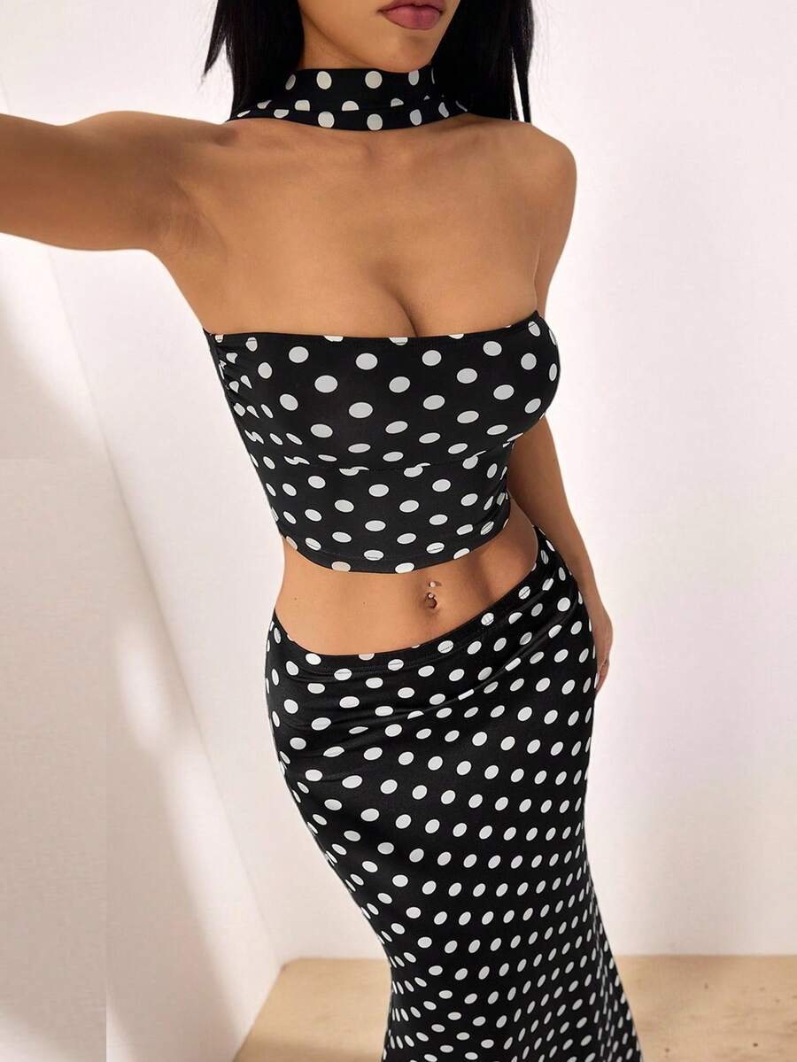 SHEIN PETITE Women Two-Piece Outfits - Black - View 1