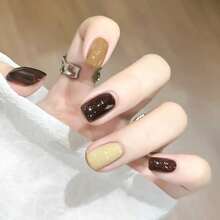 1 cọ vẽ móng gel màu đen kiểu Gothic, cọ vẽ móng nghệ thuật hình oval thuôn dài dùng cho gel acrylic UV. - Nhiều màu - Xem 3