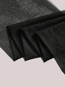 1/2/5双装 女士0D夏季薄丝袜，黑色性感超薄连裤袜，哑光办公紧身裤，夏季透气网眼打底裤，春夏内裤 - 黑色 - 查看 5