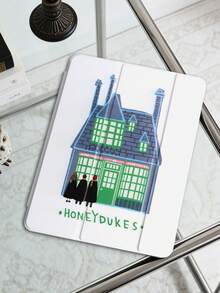 HARRY POTTER X SHEIN 透明亚克力三折双面印刷魔法房间图案绘画保护套，兼容 Mini 6/ Mini 7/Air/Air 2/9.7/10.5/10.2/Air 4/Air 5/10.9/Pro 11/10/2024 Air 11 (M2)/Pro11 (M4) 2024/Air 11英寸 (M3) 2025/ (A16) 11英寸第十一代 2025 款。高透明度保护套，产品不含笔。部分型号的框架内设有笔槽。 - 彩色 - 查看 2